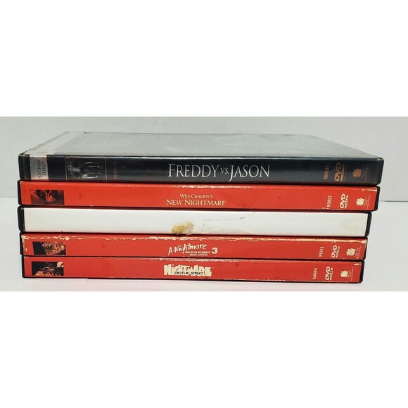 Nightmare on Elm Street DVD Lot 1 3 4 New Nightmare Freddy vs Jason Horror Cult - Picture 11 of 11